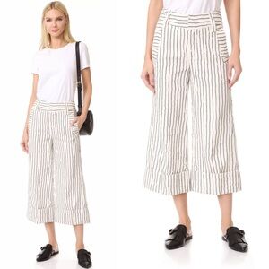 10 Crosby Derek Lam Mojave Stripe Culotte Pants Size 00